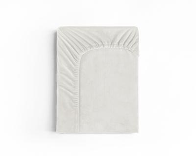 Sleeptime Velvet Hoeslaken Creme 160 x 200