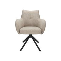 Haluta Draaibare Eetkamerstoel met arm Zenith - Desert