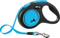 Flexi rollijn new neon tape zwart / blauw