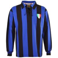 Inter Milan Retro Voetbalshirt 1950's - thumbnail