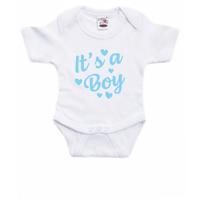 Its a boy gender reveal cadeau - baby rompertje - wit - jongens - Kraamcadeau - Babykleding