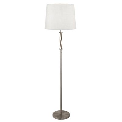 Searchlight Staande schemerlampVegas metaalgrijs met wit - EU7565SS