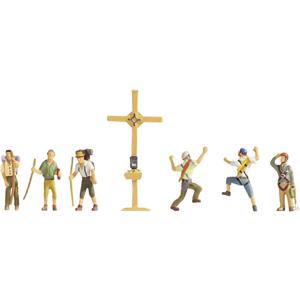 NOCH Mountain Hikers with Cross schaalmodel onderdeel en -accessoire Figuurtjes