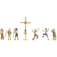 NOCH Mountain Hikers with Cross schaalmodel onderdeel en -accessoire Figuurtjes - thumbnail