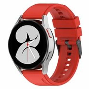 Siliconen gesp bandje - Rood - Samsung Galaxy Watch 3 - 41mm