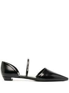 Prada ballerines en cuir - Noir