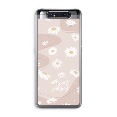 Daydreaming becomes reality: Samsung Galaxy A80 Transparant Hoesje