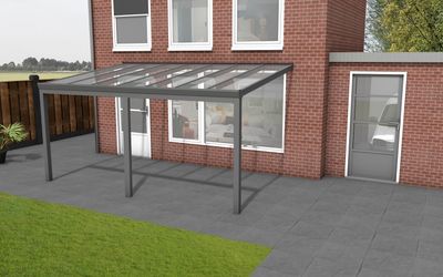 YARD Outdoor Velvetline Veranda 500x300 cm aluminium - Glasdak- - Aluminium- YARD Outdoor