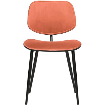 Woood Jackie stoel koraal Woood Jackie stoel koraal