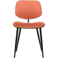 Woood Jackie stoel koraal - thumbnail