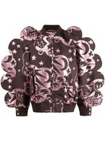 Walter Van Beirendonck veste bomber Wings oversize - Marron