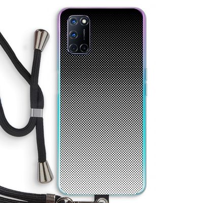 Musketon Halftone: Oppo A72 Transparant Hoesje met koord