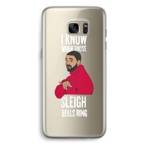 Sleigh Bells Ring: Samsung Galaxy S7 Edge Transparant Hoesje