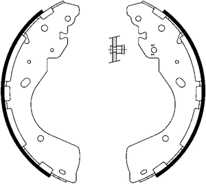 Remschoenset ATE, u.a. für Nissan, Ford, Renault