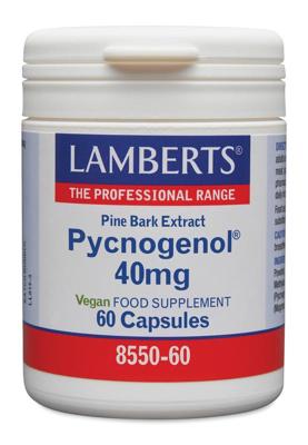 Lamberts Pijnboombast extract (Pycnogenol 40mg) Lamberts Pijnboombast extract (Pycnogenol 40mg)