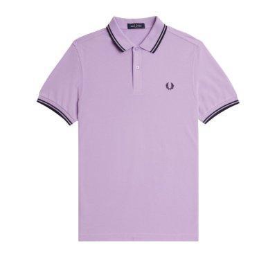 Fred Perry - Twin Tipped Poloshirt - Ultra Violet/ Navy