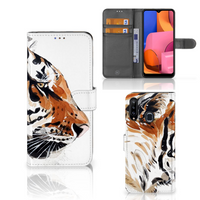 Hoesje Samsung Galaxy A20s Watercolor Tiger