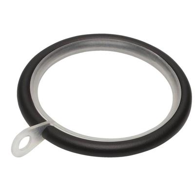 Leen Bakker - 10 Ringen + Inlage Ø28mm - Metaal - Zwart