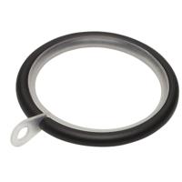 Leen Bakker - 10 Ringen + Inlage Ø28mm - Metaal - Zwart
