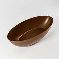 Vrijstaand bad Mondiaz Float | 170x80 cm | Solid surface | Ovaal | Rust