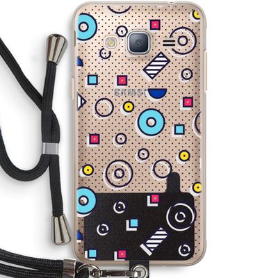 8-bit N°9: Samsung Galaxy J3 (2016) Transparant Hoesje met koord