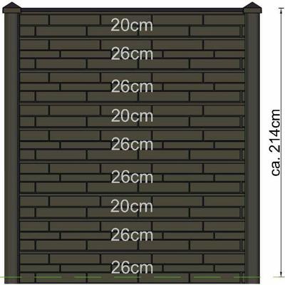 Berton sleufpaal Reest gecoat hoekmodel 280 cm Tuindeco - Tuindeco