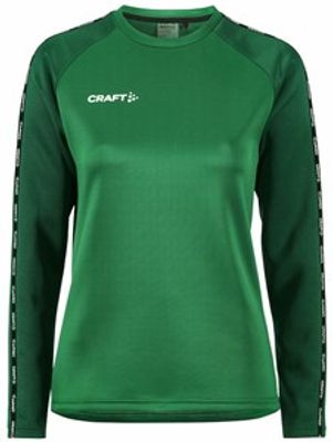 Craft 1912735 Squad 2.0 Crewneck W - Team Green/Ivy - XS