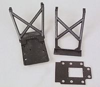 Skid plates (f&r)/ fiberglass transmission spacer plate