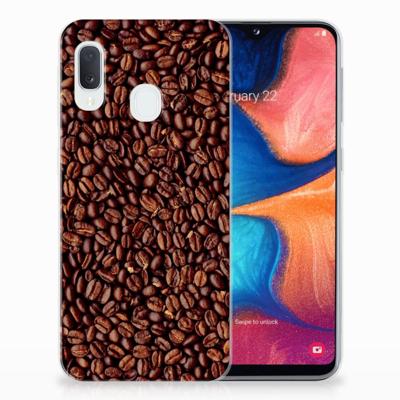 Samsung Galaxy A20e | Siliconen Case | Koffiebonen