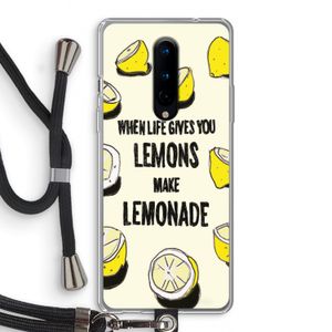 Lemonade: OnePlus 8 Transparant Hoesje met koord