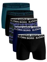 Bjorn Borg - Ess. Cotton Shorts - 5 pack -