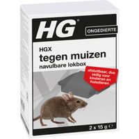 X tegen muizen navulbare lokbox Dierenval