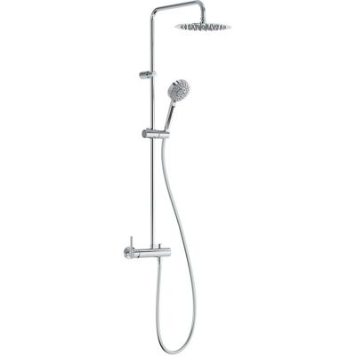 Regendouche set Tres Lex | Opbouw | Mengkraan | 2-weg | Rond | Chroom