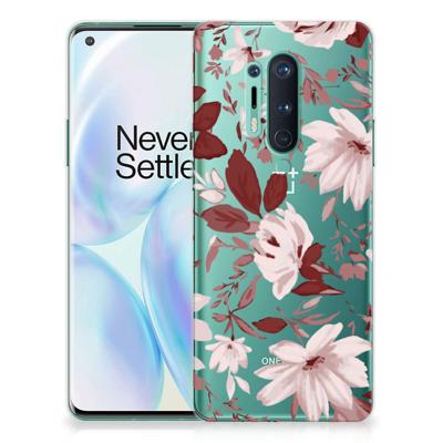 Smartphone hoesje OnePlus 8 Pro Watercolor Flowers