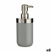 Zeepdispenser Grijs Plastic 350 ml (6 Stuks)