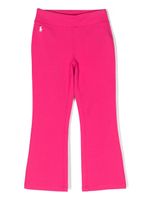 POLO RALPH LAUREN KIDS legging à logo brodé - Rose