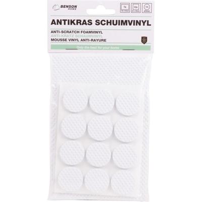 Antikras schuimvinyl - meubelvilt - 25-delig - wit - diverse formaten