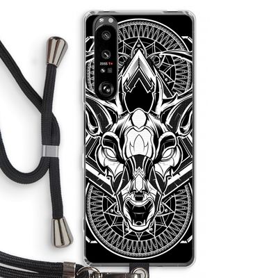Oh Deer: Sony Xperia 1 III Transparant Hoesje met koord