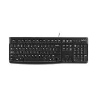 Logitech K120 USB waterdichte splash Wired toetsenbord voor desktop computers/laptops (zwart)