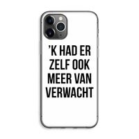 Meer verwacht: iPhone 11 Pro Max Transparant Hoesje