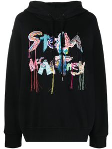 Stella McCartney hoodie oversize à logo imprimé - Noir