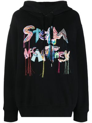 Stella McCartney hoodie oversize à logo imprimé - Noir