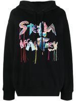 Stella McCartney hoodie oversize à logo imprimé - Noir