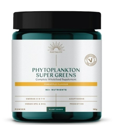 The Health Factory Poeder Phytoplankton Super Greens 180gr The Health Factory Poeder Phytoplankton Super Greens 180gr
