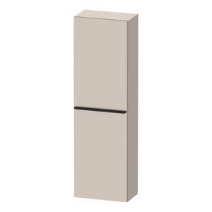 Hoge Kast Duravit D-Neo Kolomkast Wand 132 cm Rechtsdraaiend Mat Taupe Duravit