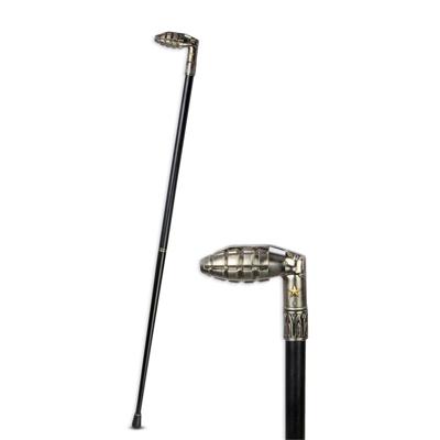 AN ALUMINIUM WALKING STICK