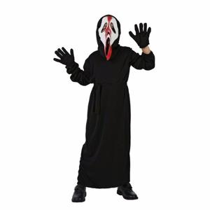 Verkleedkleding pak Spook - voor kinderen - Halloween kostuum - zwart - met masker