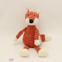 Gestreepte dierlijke pluche speelgoed pop creatieve dierlijke pop type: Fox hoogte: 42cm