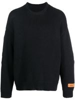 Heron Preston pull en maille intarsia - Noir - thumbnail