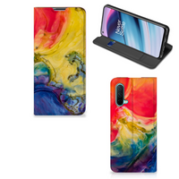 Bookcase OnePlus Nord CE 5G Watercolor Dark